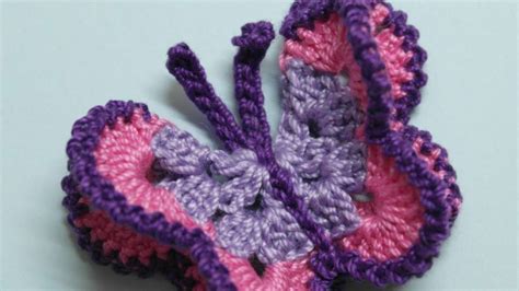 How To Make A Crocheted 3d Butterfly Diy Crafts Tutorial