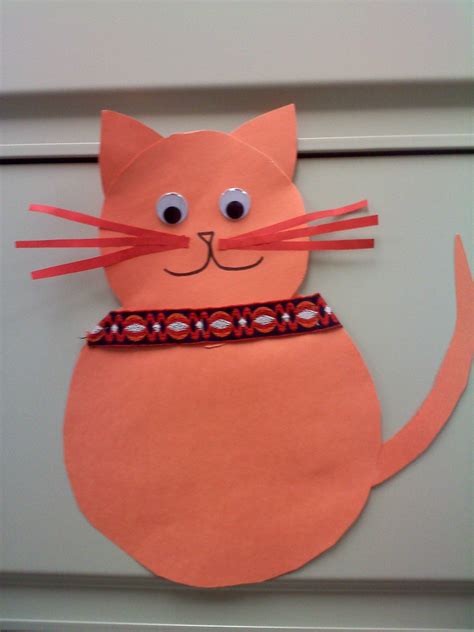Simple Cat Craft For Ages 3 5 Preschool Christmas Crafts Crafts
