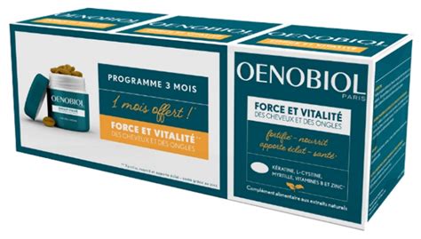 Oenobiol Hair And Nail Strength And Vitality 3 X 60 Capsules In Which