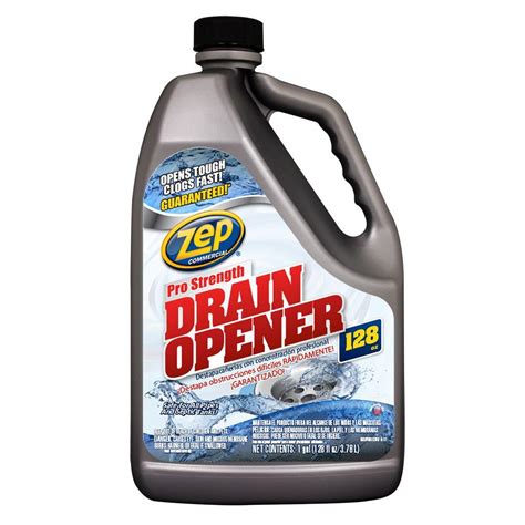 Zep 1 Gal Professional Strength Drain Cleaner Zuprdo128 The Home Depot
