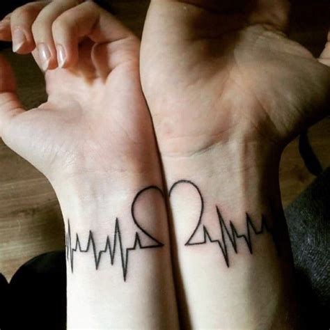 35 Best Heartbeat Tattoo Designs Which Signifies New Life And New