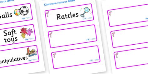 Flamingo Themed Editable Additional Resource Labels Twinkl