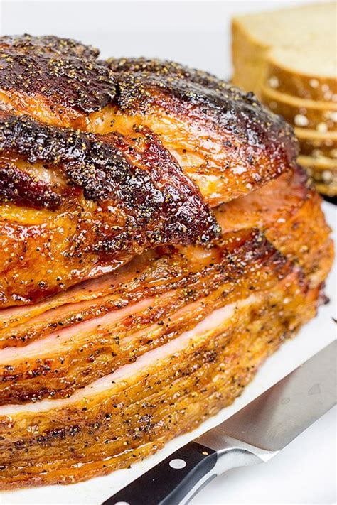 Smoked Maple Glazed Ham Starts With A Store Bought Spiral Sliced Ham