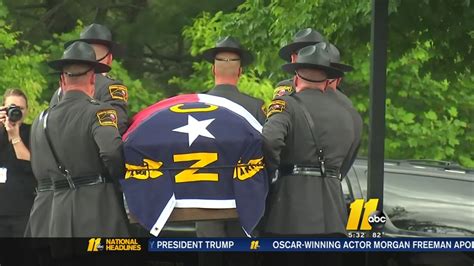 Law Enforcement From Across Country Pay Final Respects To Nc Highway Patrol Trooper Killed In