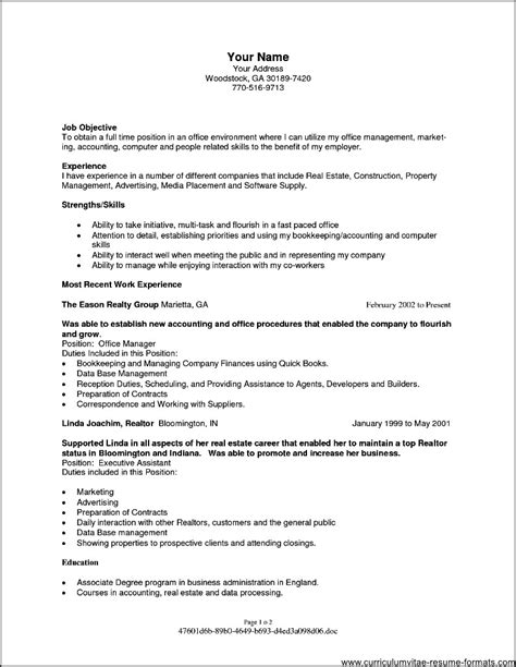Resume Objectives For Office Manager Free Samples Examples Format