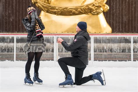 Its This Time Of The Year Ice Skating Rink Marriage Proposals Are On