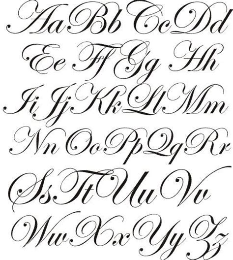 Fancy Calligraphy Alphabet Letters Fancy Letters For You To Copy And
