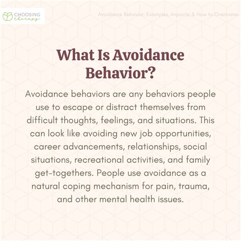 How To Spot And Overcome Avoidance Behavior