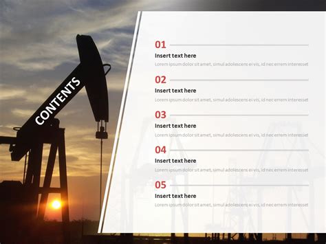 Free Powerpoint Template Oil Industry