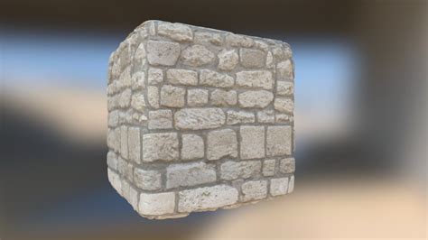 Photogrammetry Pbr Texture Stone Wall 2 3d Model By Takkik 17edaf9