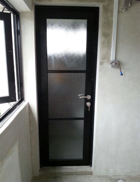The bathroom door design should be practical and resistant to moisture, it is not recommended to put the from bathroom door design ideas an ideal glass door with a matte surface, but not everyone. Pin by Flog Flog on ID Yishun | Aluminium doors, Toilet ...