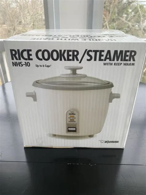 Zojirushi Nhs Cup Uncooked Rice Cooker Steamer Sealed In Box