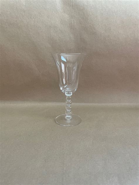 Imperial Candlewick Clear Glass Goblets For Water Or Wine Etsy