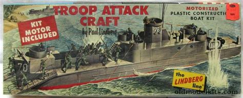Lindberg 1150 Motorized Troop Attack Craft Lsi Infantry Landing Ship