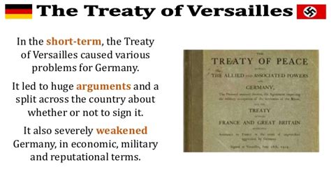 Wemar Germany Long Term Effects Of The Treaty Of Versailles