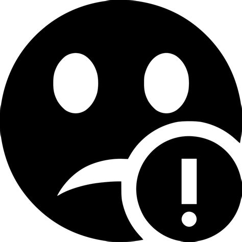 Unhappy Warning Svg Png Icon Free Download 521574 Onlinewebfontscom
