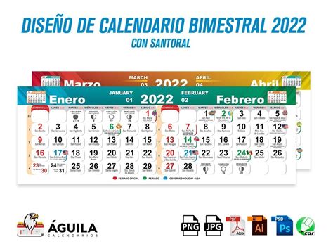 Plantilla Para Imprimir Calendario Bimestral Santoral 2023 Masters