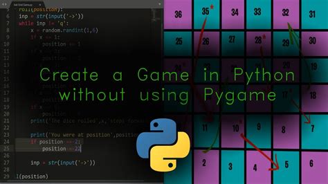 How to make a game in Python without using Pygame | Part-1 ...