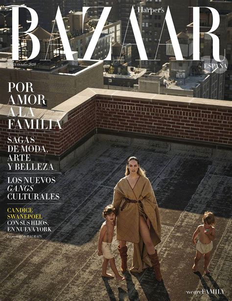 Candice Swanepoel Covers Harpers Bazaar Spain October 2020 By David