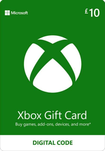 Microsoft Xbox Live T Card 10 Pounds For Sale Online Ebay