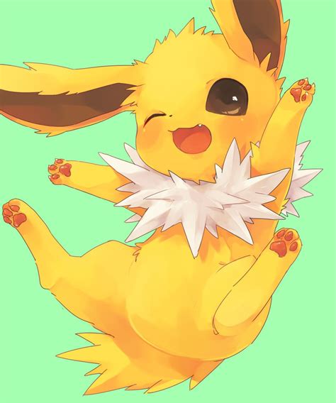 Jolteon1921432 Zerochan Pokemon Pinterest Pokémon Eevee