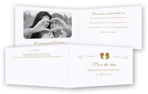 Mit unseren designs, farben und formaten entwerfen sie die karte, die am besten zu ihnen passt. Hochzeit Save the date Karten, Scherenschnitt Profile | Feinekarten.com