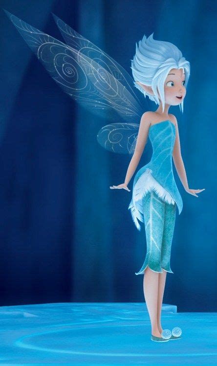 A Fairy With White Hair And Blue Dress Is Standing On A Platform In The Water