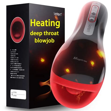 2019 New Heating Blowjob Male Masturbator Cup Real Voice Sex Machine