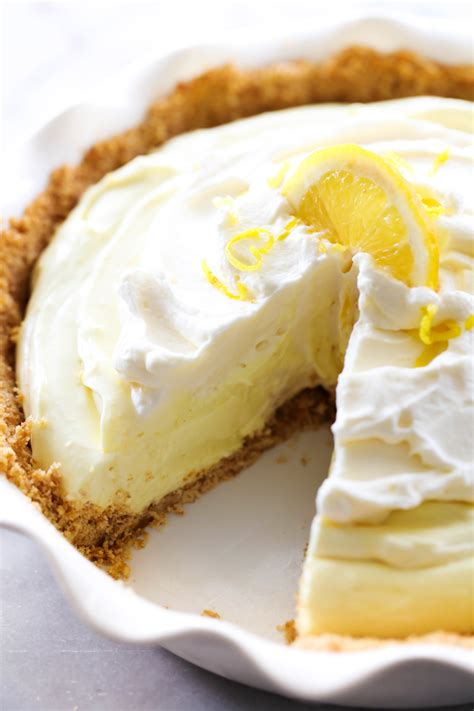 lemon velvet cream pie recipe