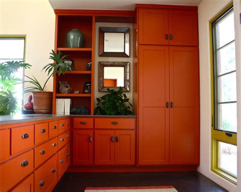We bring our showroom to you. Orange Kitchen Cabinets | Houzz