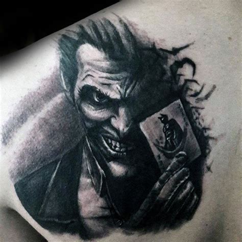 Joker tattoos are another fun & customized kind of tattoos many of the tattoo lovers prefer to have them. 90 Joker Tattoos für Männer - Iconic Villain Design-Ideen ...