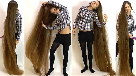 Realrapunzels Floor Length Brunette Hair Preview Youtube