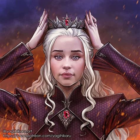 Daenerys Targaryen The Crowned Queen By Yagihikaru Game Of Throne