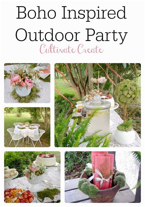 Cultivate Create Boho Outdoor Party