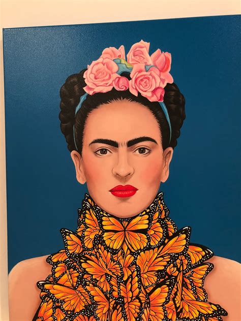 Quadro Pontilhismo Frida Kahlo Pintura Do Bolinhas Pontilhismo Porn