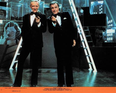 Hosts gene kelly and fred astaire introduce clips from the golden days of hollywood musicals. That's Entertainment Part 2 : The Film Poster Gallery