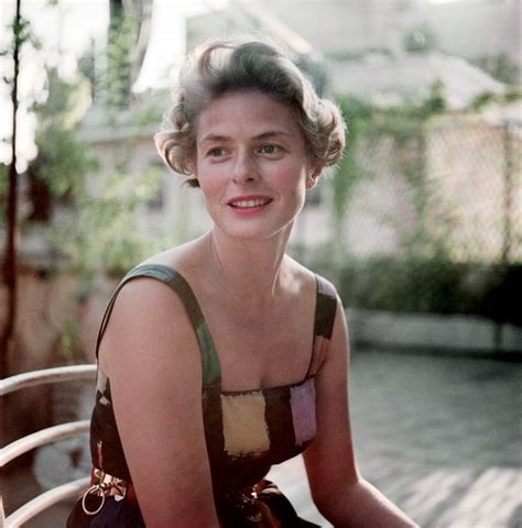 Ingrid Bergman Photographed By David Seymour In Italy 1952 Ingrid