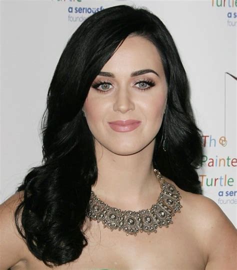 Katy Perry Stuns In Black Hair Transformation At Carole Kings Charity