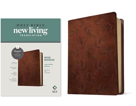 Nlt Wide Margin Bible Filament Enabled Edition Leatherlike Dark