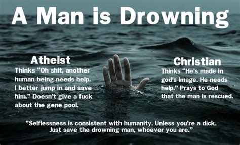 A Response To The “man Is Drowning” Meme Hemant Mehta Friendly Atheist Patheos