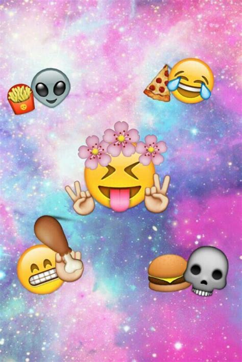 Emoji Galaxy Wallpaper Image 2075448 By Ladyd On Emoji