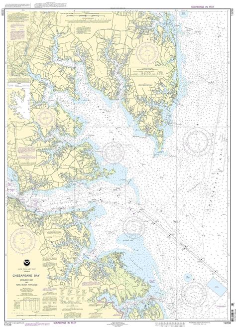 Noaa Chart Chesapeake Bay Mobjack Bay And York River Entrance 40th Ed