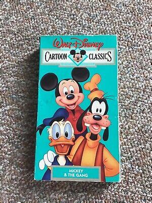 Walt Disney Cartoon Classics V 11 Mickey The Gang VHS 1991
