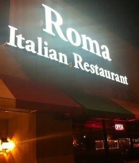 Roma Italian Restaurant Locations Near Me + Reviews & Menu