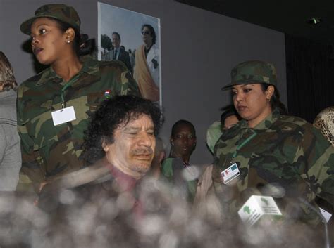 Muammar Gaddafis Famous Female Bodyguards Photogallery