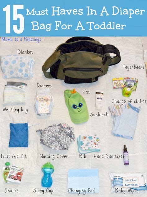 15 Must Haves In A Diaper Bag For A Toddler Toddler Diaper Bag