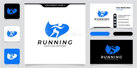 Running Jogging Logo Stock Illustrations 5309 Running Jogging Logo