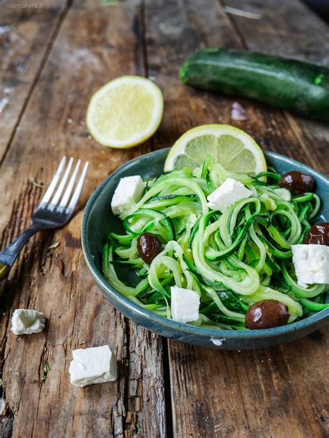 Spaghettis de courgettes