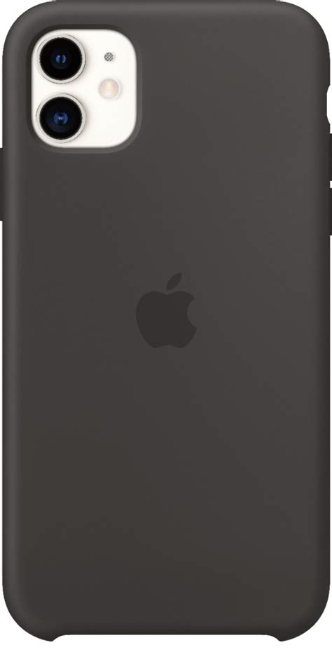 Apple Iphone 11 Silicone Case Black Mwvu2zma Best Buy