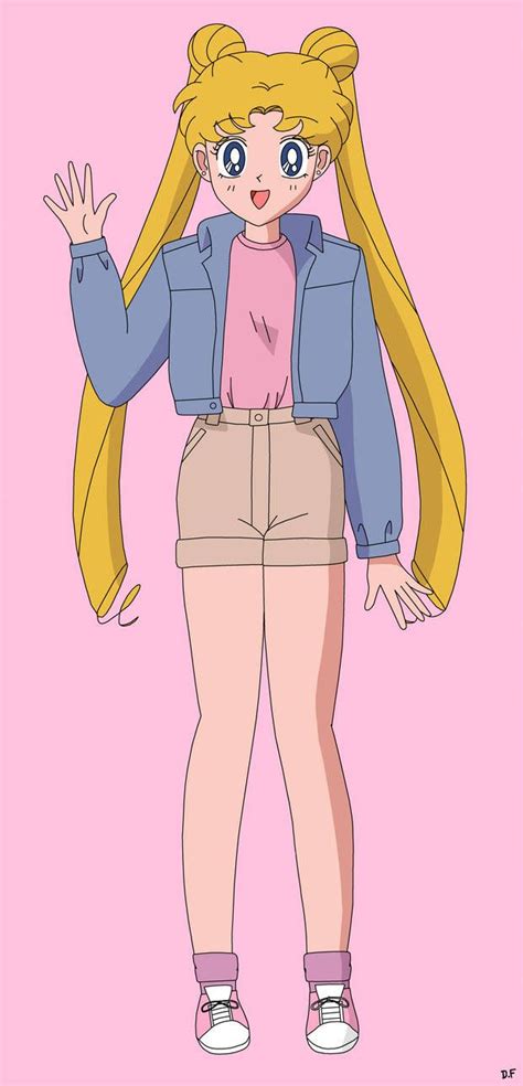 Usagi Tsukino By Https Deviantart Com Maskeraderosen On Deviantart Sailor Moon